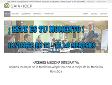 Tablet Screenshot of gaia-icep.com